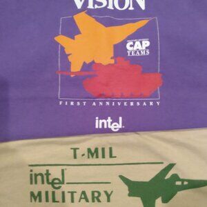 1990's Intel T-shirt's size L and M